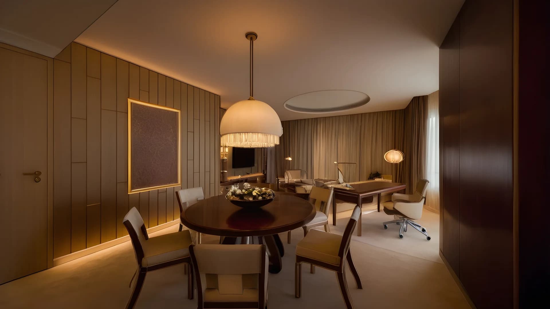 A recent interior visual generated in Cetharia